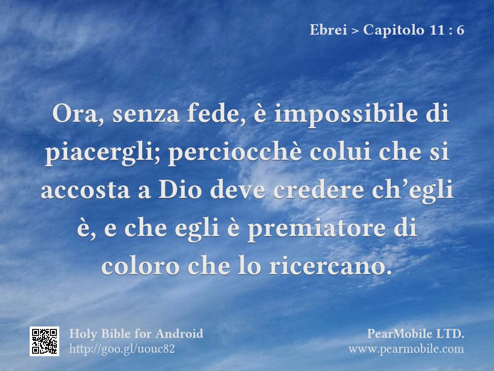 Ebrei, Capitolo 11:6